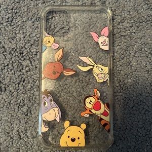 Transparent Winnie the Pooh & friends iPhone 11 case